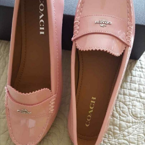 Coach Shoes - Pink Coach Loafers